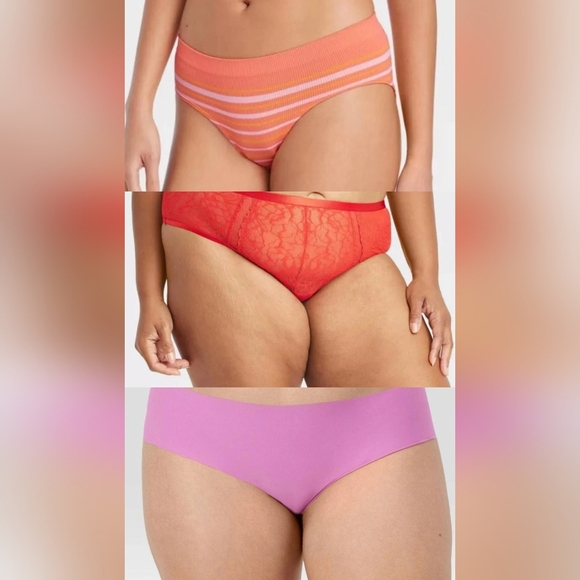 NWT Maidenform Auden Hipster Cheeky Lace Panties 3XL Bundle Set Women’s Sexy - Picture 1 of 16